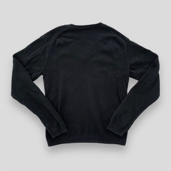 Armani Exchange Black V-Neck Knit Sweater - Small - Picture 3 of 4